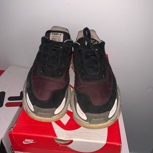 Triple S Balenciaga (Black & Burgundy) 10.5 Men